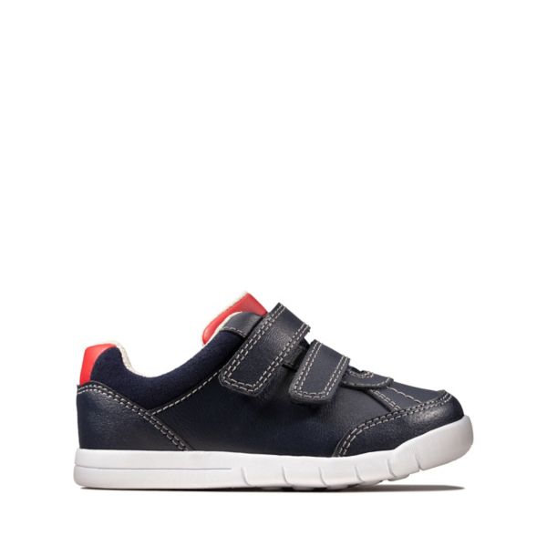 Clarks Boys Emery Sky Toddler Casual Shoes Navy | CA-4652981